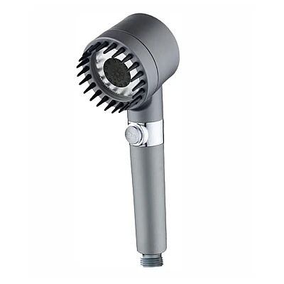 Para Cap De Dus 4 In 1 Cu 3 Moduri Diferite De Presiune A Apei GRI Para Cap De Dus 4 In 1 Cu 3 Moduri Diferite De Presiune A Apei GRI