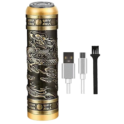 Mini aparat de ras electric reincarcabil cu USB rezistent la apa model Retro Mini aparat de ras electric reincarcabil cu USB rezistent la apa model Retro