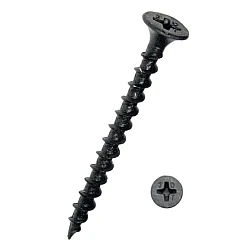 Cutie 200 piese NEGRESE pentru lemn 3.5 x 19 mm
