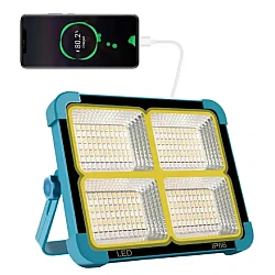 Lampa LED Solara reincarcabila portabila si impermeabila cu Panou detasabil 