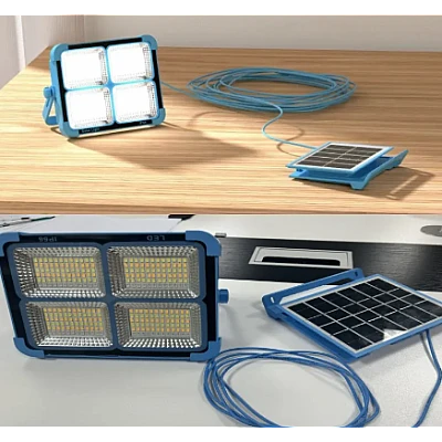 Lampa LED Solara reincarcabila portabila si impermeabila cu Panou detasabil Lampa LED Solara reincarcabila portabila si impermeabila cu Panou detasabil