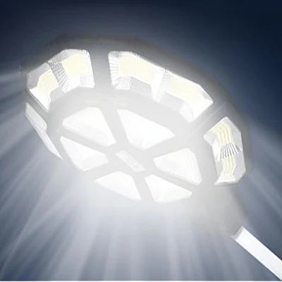 Lampa solara stradala 990 LED putere 1000W cu telecomanda ROTUNDA Lampa solara stradala 990 LED putere 1000W cu telecomanda ROTUNDA