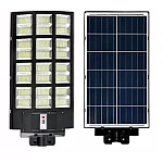 Lampa Solara Stradala Tripla cu Telecomanda si Panou Solar Incorporat 1000W 24 casete