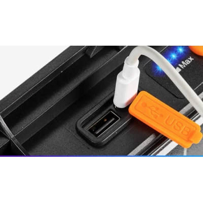 Proiector solar cu LED uri de mare putere si functie Power Bank W877 3