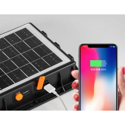 Proiector solar cu LED uri de mare putere si functie Power Bank W877 3