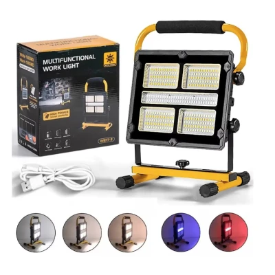 Proiector solar cu LED uri de mare putere si functie Power Bank W877 3