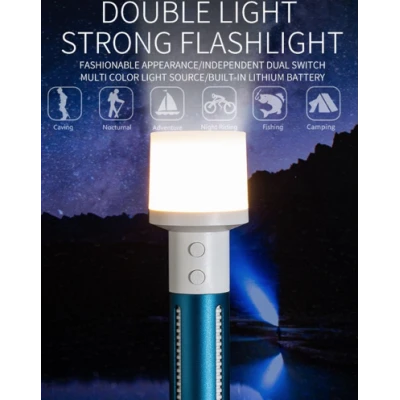 Proiector solar cu LED uri de mare putere si functie Power Bank W877 3