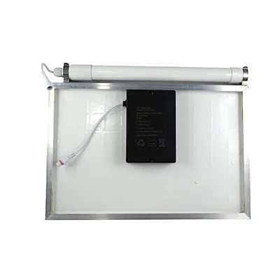 Corp Led de iluminat cu panou solar 100 W 54 LED Corp Led de iluminat cu panou solar 100 W 54 LED
