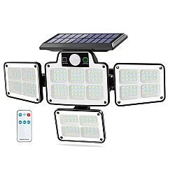 Lampa solara cu 4 casete telecomanda si senzor de miscare LF 1788