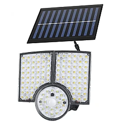 Lampa solara cu 3 casete reglabile senzor de miscare si 112 LED