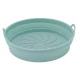 Set 2 x Tava rotunda din silicon pentru friteuza stil cosulet cu 2 manere