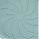 Set 2 x Tava rotunda din silicon pentru friteuza stil cosulet cu 2 manere