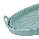 Set 2 x Tava rotunda din silicon pentru friteuza stil cosulet cu 2 manere Set 2 x Tava rotunda din silicon pentru friteuza stil cosulet cu 2 manere