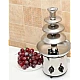 Fantana cu fondue de ciocolata 4 niveluri din orel inoxidabil Fantana cu fondue de ciocolata 4 niveluri din orel inoxidabil