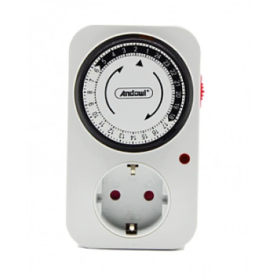 Adaptor Priza Programabila Mecanic Andowl DS115 16A Adaptor Priza Programabila Mecanic Andowl DS115 16A