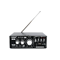 Amplificator Bass Profesional Tip Statie cu Bluetooth Negru Andowl QT110