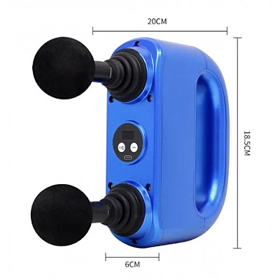 Aparat de masaj pentru relaxare Albastru cu acumulator 2200 mAh Q JM821 Aparat de masaj pentru relaxare Albastru cu acumulator 2200 mAh Q JM821