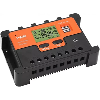 Controller Tensiune Pentru Panou Solar KZ001 12V 10 A LCD Controller Tensiune Pentru Panou Solar KZ001 12V 10 A LCD