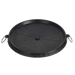 Tigaie rotunda pentru gratar AO 78288 dimensiune 32cm strat antiaderent