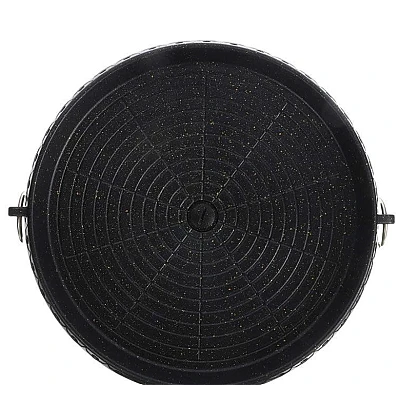 Tigaie rotunda pentru gratar AO 78288 dimensiune 32cm strat antiaderent Tigaie rotunda pentru gratar AO 78288 dimensiune 32cm strat antiaderent