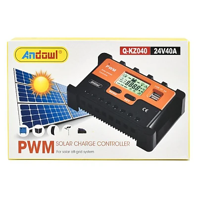 Controler de incarcare Andowl QKZ040 40A 12/24V PWM Controler de incarcare Andowl QKZ040 40A 12/24V PWM