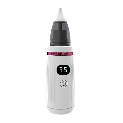 Aspirator cu DISPLAY Electric Nazal pentru Bebelusi cu 5 Viteze Alb Aspirator cu DISPLAY Electric Nazal pentru Bebelusi cu 5 Viteze Alb