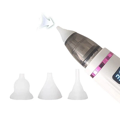 Aspirator cu DISPLAY Electric Nazal pentru Bebelusi cu 5 Viteze Alb Aspirator cu DISPLAY Electric Nazal pentru Bebelusi cu 5 Viteze Alb