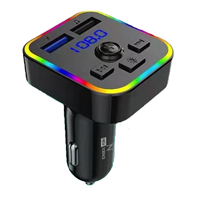 Transmitator Muzical FM Auto M1 USBx2 Negru Transmitator Muzical FM Auto M1 USBx2 Negru