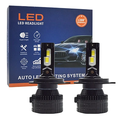 Set 2 becuri auto LED H7 V88S putere 380W lumina 6000K canbus 18000lm Set 2 becuri auto LED H7 V88S putere 380W lumina 6000K canbus 18000lm
