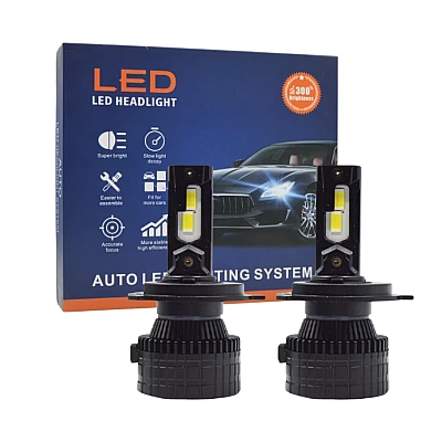 Set 2 becuri auto LED H1 V88S putere 380W lumina 6000K canbus 18000lm Set 2 becuri auto LED H1 V88S putere 380W lumina 6000K canbus 18000lm