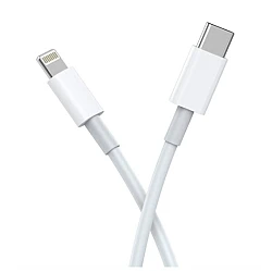 Cablu de date/incarcare USB Type C to Lightning lungime 2 metri ALB Cablu de date/incarcare USB Type C to Lightning lungime 2 metri ALB