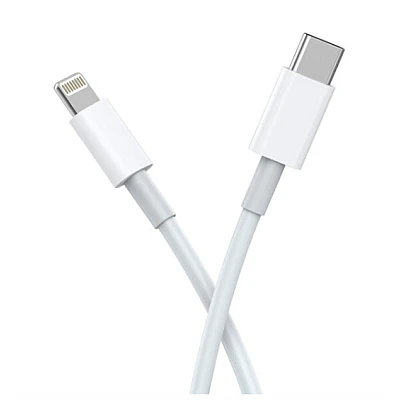 Cablu de date/incarcare USB Type C to Lightning lungime 2 metri ALB Cablu de date/incarcare USB Type C to Lightning lungime 2 metri ALB
