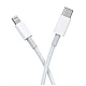 Cablu de date/incarcare USB Type C to Lightning lungime 2 metri ALB Cablu de date/incarcare USB Type C to Lightning lungime 2 metri ALB
