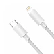 Cablu de date/incarcare USB Type C to Lightning lungime 2 metri ALB Cablu de date/incarcare USB Type C to Lightning lungime 2 metri ALB