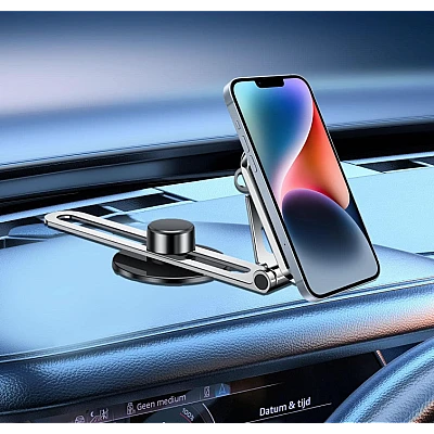 Suport magnetic si reglabil auto pentru telefon cu prindere pe bord F52 Suport magnetic si reglabil auto pentru telefon cu prindere pe bord F52