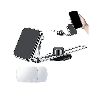 Suport magnetic si reglabil auto pentru telefon cu prindere pe bord F52 Suport magnetic si reglabil auto pentru telefon cu prindere pe bord F52