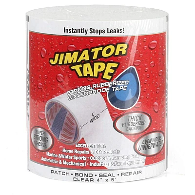 Banda Super Adeziva Reparatoare JIMATOR TAPE 4" x 5' ALBA Banda Super Adeziva Reparatoare JIMATOR TAPE 4" x 5' ALBA