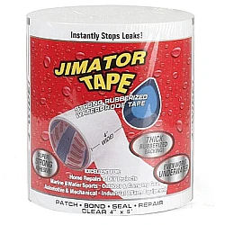 Banda Super Adeziva Reparatoare JIMATOR TAPE lata 8" x 5' ALBA
