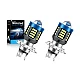 Bec Led H4 MOTO cu doua faze 3030 cu 61 LED SMD temperatura 6000k putere 160W 15000 lm Bec Led H4 MOTO cu doua faze 3030 cu 61 LED SMD temperatura 6000k putere 160W 15000 lm