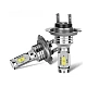 Set 2 Becuri auto H4 cu doua faze 12 LED SMD putere 80W temperatura 6000K Set 2 Becuri auto H4 cu doua faze 12 LED SMD putere 80W temperatura 6000K