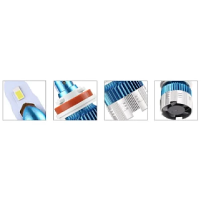 Set 2 lampi LED AUTO MI2 H11/H8 putere 50W temperatura 6000K Set 2 lampi LED AUTO MI2 H11/H8 putere 50W temperatura 6000K