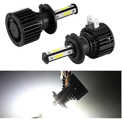 UB Set 2 leduri H4 cu doua faze 360 grade 4 fete luminoase alb putere 200W temperatura 6000k UB Set 2 leduri H4 cu doua faze 360 grade 4 fete luminoase alb putere 200W temperatura 6000k