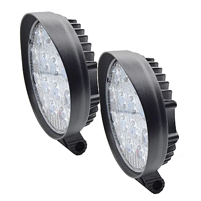 Set 2 Proiectoare LED Rotunde 14 LED uri 35mm 42W SLIM Set 2 Proiectoare LED Rotunde 14 LED uri 35mm 42W SLIM