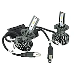 Set becuri LED auto H7 V68 24V putere 120W 1200Lm