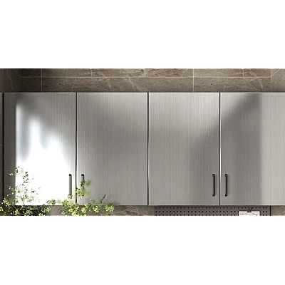 Set 2 Folii ARGINTII autocolante imitatie INOX 60 x 300 cm Set 2 Folii ARGINTII autocolante imitatie INOX 60 x 300 cm