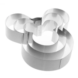 Set 3 forme pentru tort model Mickey Mouse Set 3 forme pentru tort model Mickey Mouse