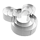 Set 3 forme pentru tort model Mickey Mouse Set 3 forme pentru tort model Mickey Mouse