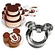 Set 3 forme pentru tort model Mickey Mouse Set 3 forme pentru tort model Mickey Mouse