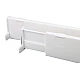 Set 2 organizatoare albe reglabile pentru sertar Set 2 organizatoare albe reglabile pentru sertar