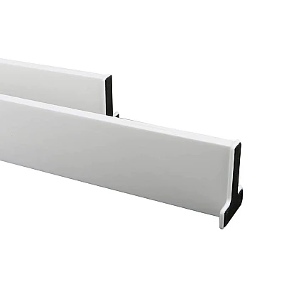 Set 2 organizatoare albe reglabile pentru sertar Set 2 organizatoare albe reglabile pentru sertar